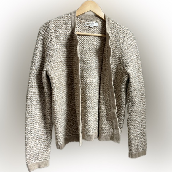 LOFT Sweaters - LOFT Knit Cardigan / Lady Jacket | L | Cream